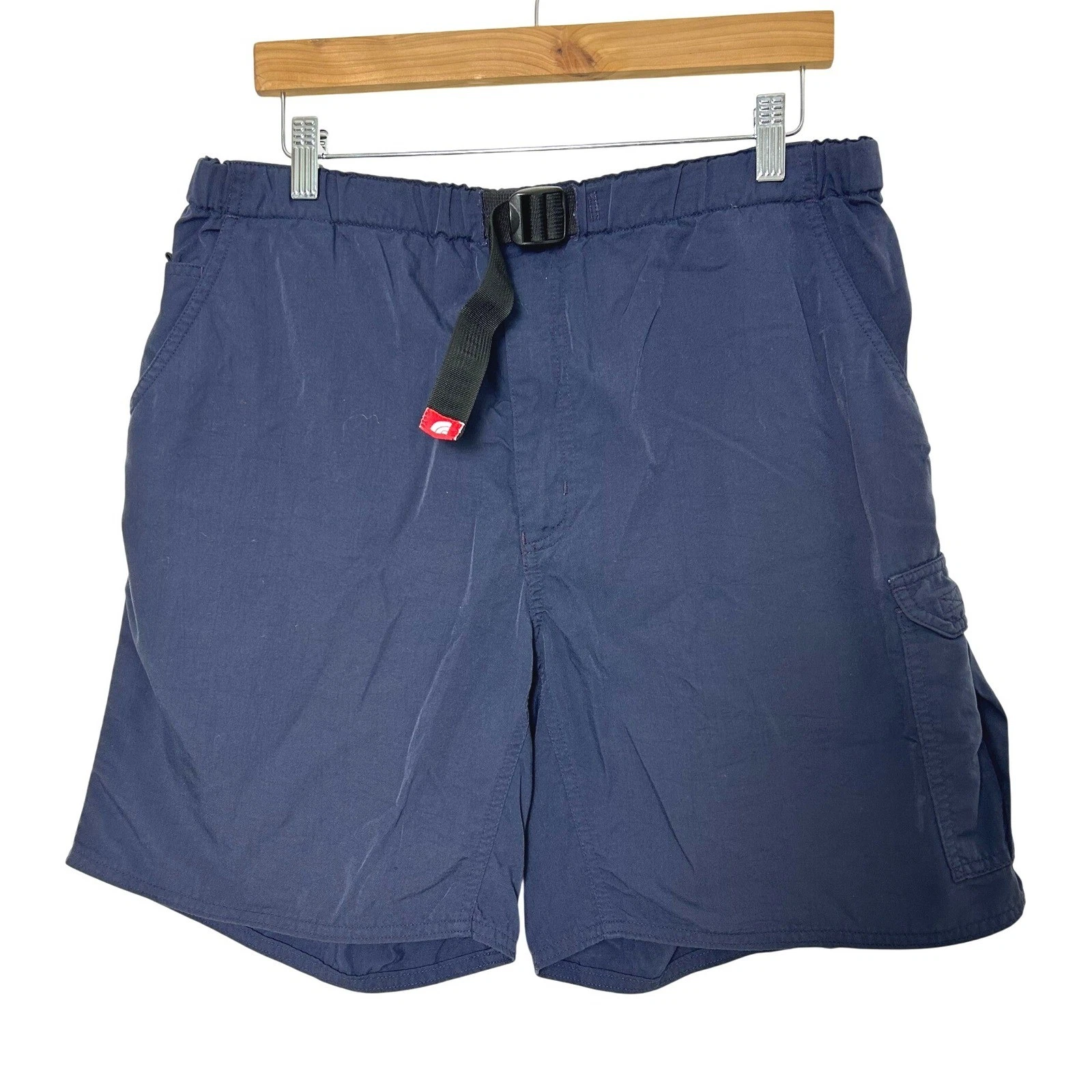 The North Face Shorts Mens L Blue Class V Belted Hiking Cargo Gorpcore Outdoor