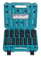 Makita E-16586 SteckschlüSsel-Set 14 Teile 1/2 ~D~