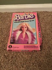 Vintage 1983 Barbie Colorforms Dress-Up Set