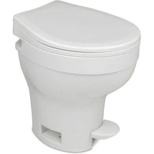 Thetford 31835 RV Aqua-Magic VI Permanent SloClose Toilet High Profile White