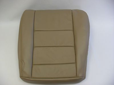 2002 - 2004 Ford Excursion Limited Passenger Bottom Leather Seat Cover Tan