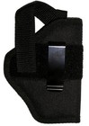 Black fabric USA Made carry conceal with thumb break, 9mm Ruger LC9 ISP ISW pants.
