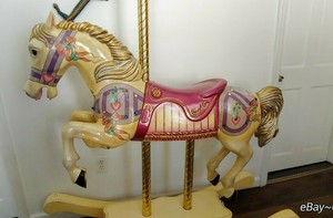 s & s wood carvers rocking horse