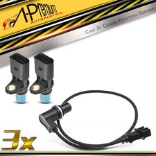 A-Premium 2x Árbol de levas y sensor de posición del cigüeñal para Audi A3 A4 VW GTI Jetta