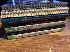 Vintage Computer Book 7 Pc Lot Nonfiction Hardcover Softcover Mix Macintosh