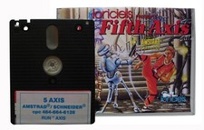 amstrad CPC game amstrad game 5th AXIS amstrad THE FIFTH AXIS game DISK TESTED