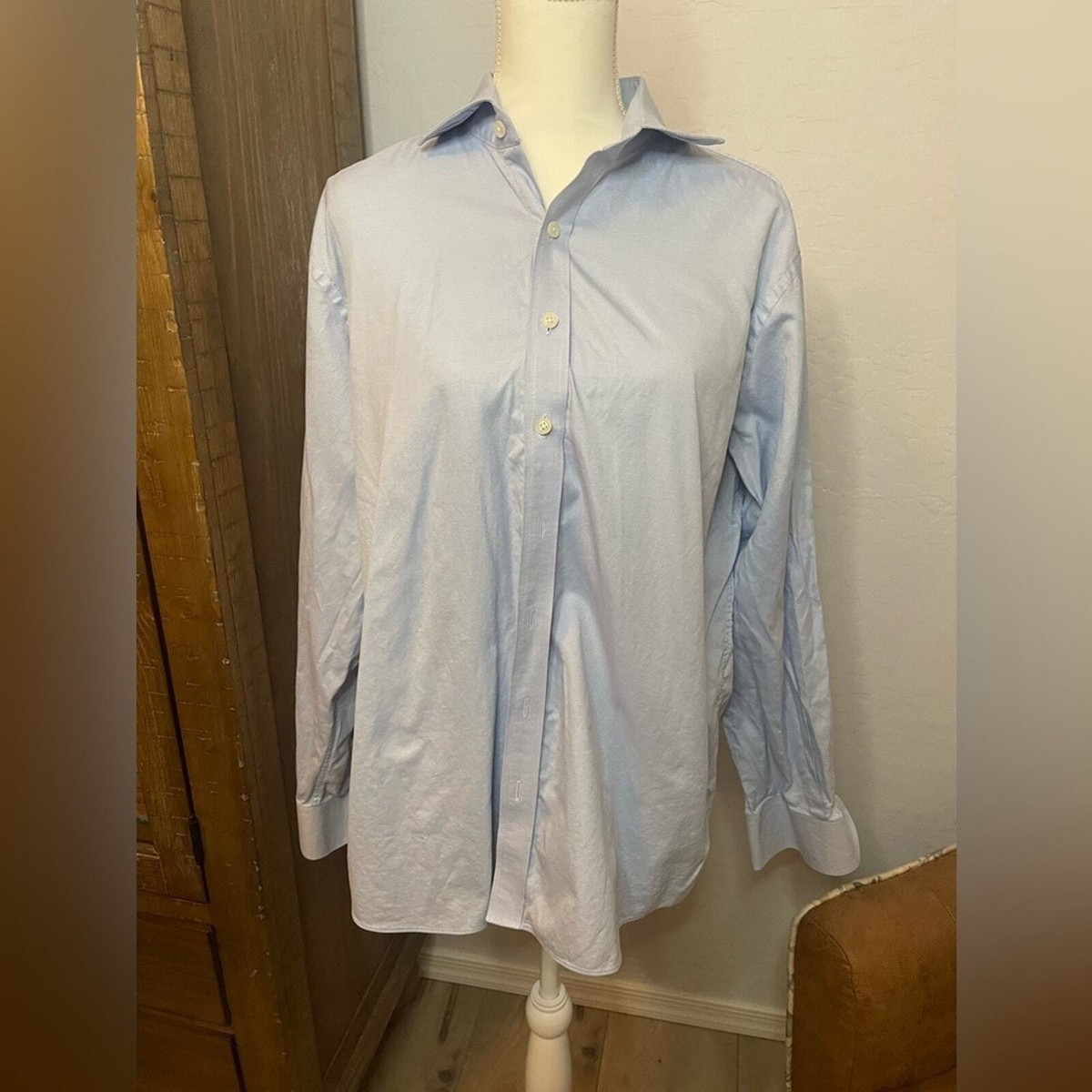 Men's button down Proper Cloth shirt | eBay