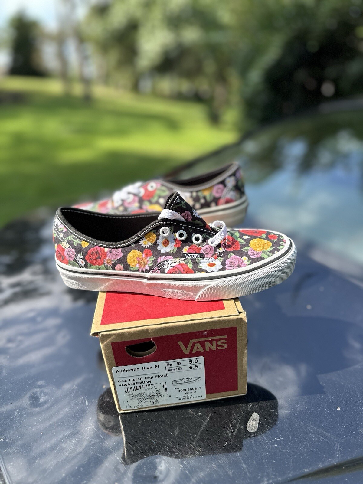 Vans Authentic Lux Digi Floral Sneakers Men 5 Women 6.5 VN0A38EMU5H-image