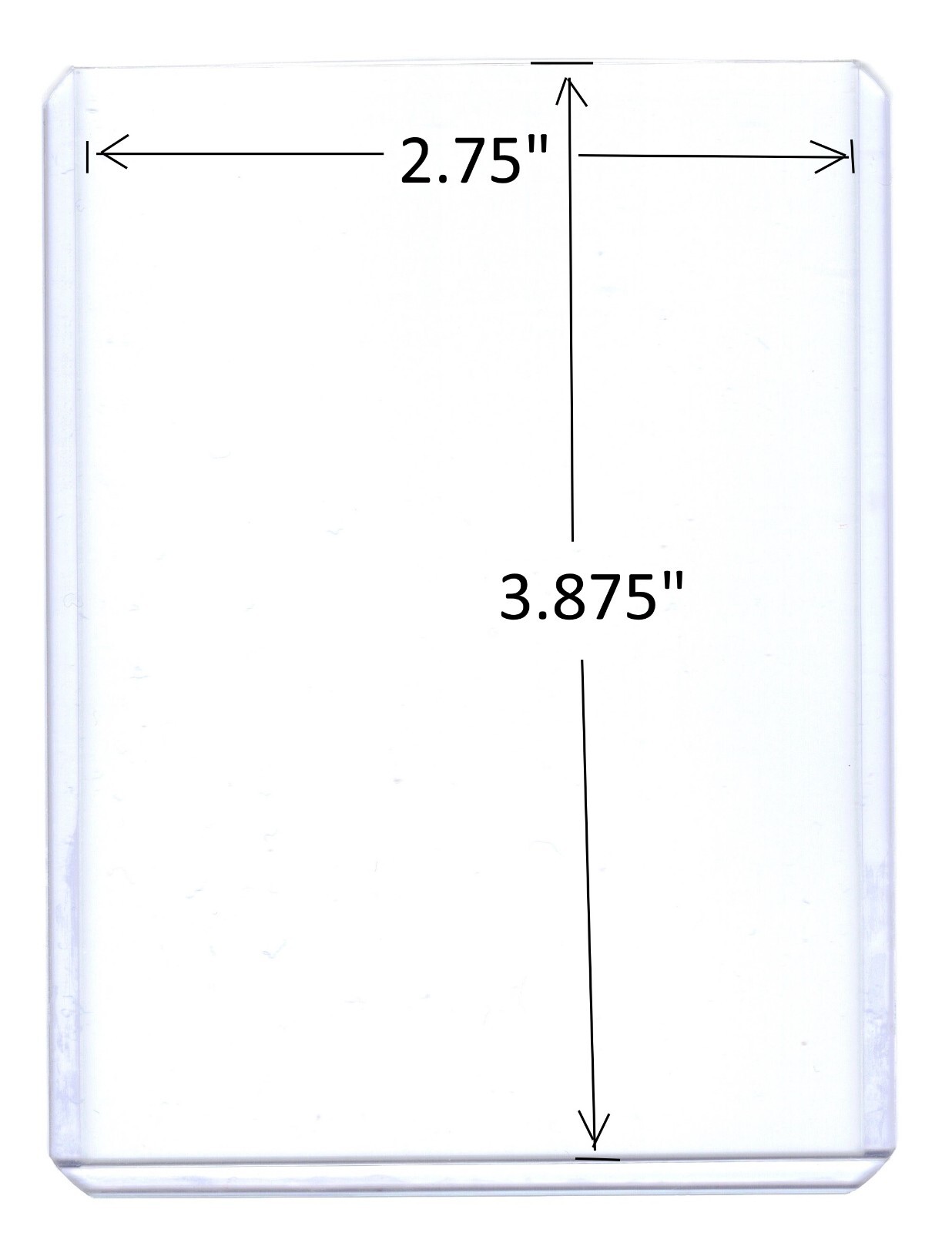 THICK CARD 130pt TOP LOADERS Regular 3x4 Toploaders 10 100 200 Top