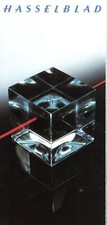 Hasselblad Cameras full color 8 page fold out brochure 1990 4"x8"