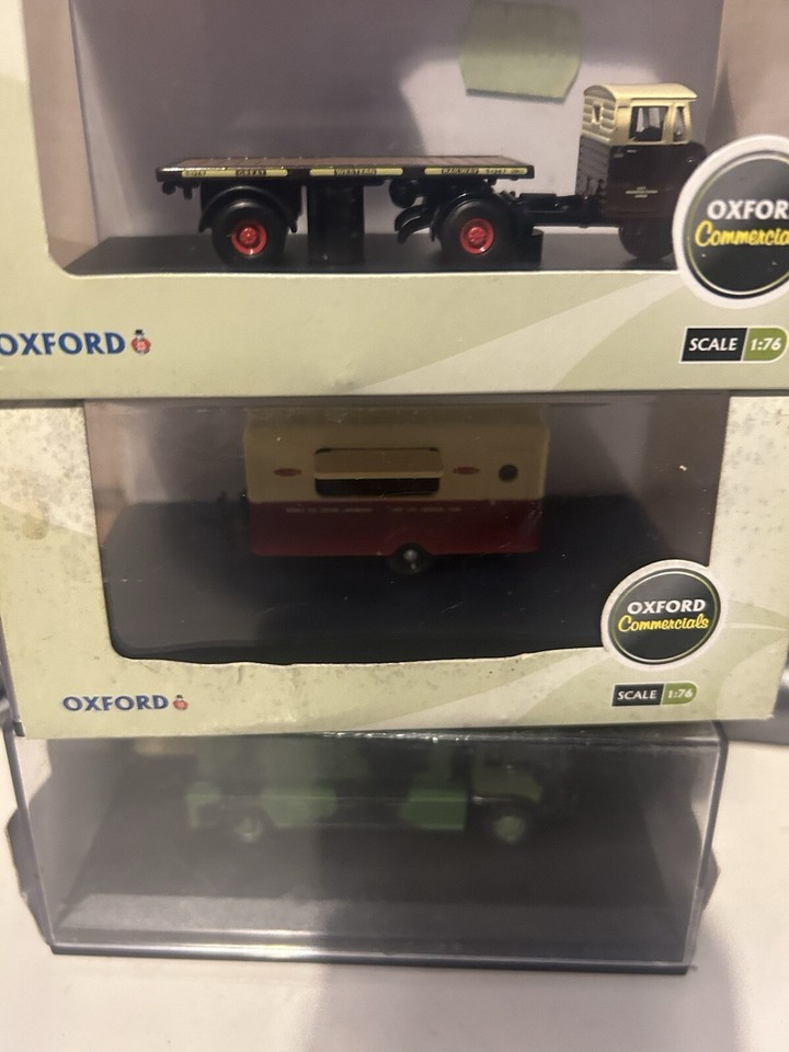 oxford diecast 176 job lot Model Railway Vehicles X3 vintage lorry