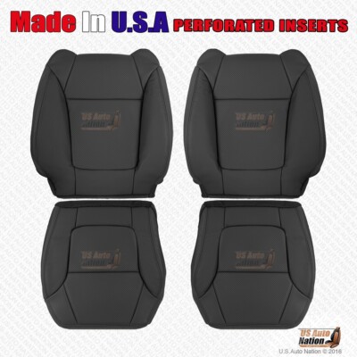 2001-2003 For Acura CL Type-S Leather Perf. Front Replacement Seat covers Black