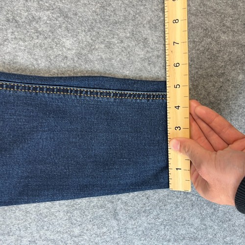 Diesel Sleenker Jeans Mens 30 30 Slim Skinny Dark Wash Blue Stretch Whiskers - 第 4/12 張圖片