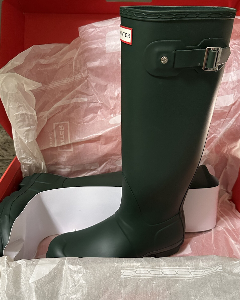 Hunter Women's Rain Boot, Size Green (WFT1000RMA) for sale