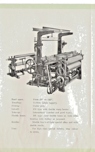 VINTAGE 1930s TSUDA'S SILK LOOMS CATALOG/BROCHURE! PICS & SPECS! KANAZAWA, JAPAN