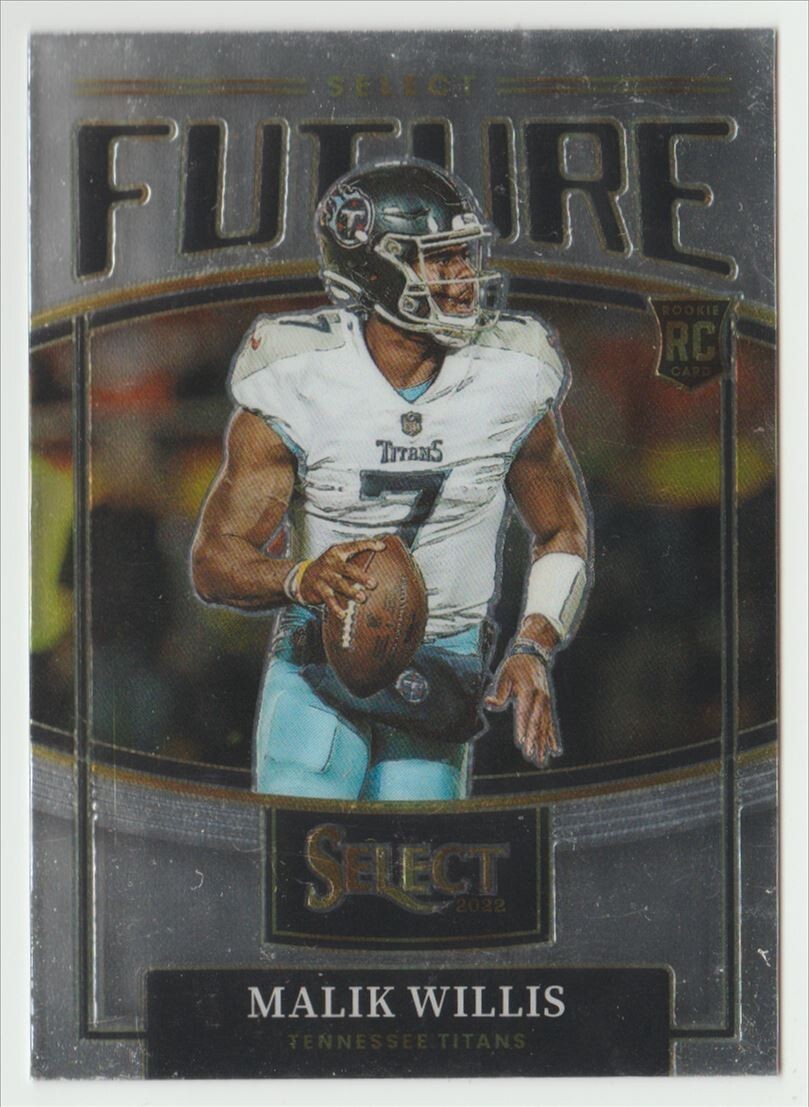 2022 Panini Select Future #SF-2 Malik Willis RC Football Card Tennessee Titans