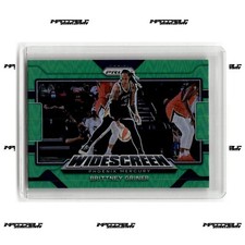 2022 Panini Prizm WNBA - Widescreen Brittney Griner #8 Green Prizm SP