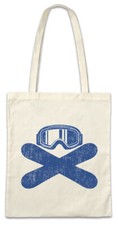 Borsa Shopper Attrezzi Snowboard Shopping Amore Dipendenza Downhill Slalom Inverno