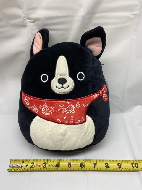 Squishmallow 16â Tommy The Black Dog Terrier Blue Bandana Plush Kellytoys for sale online | eBay
