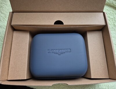 Longines Embossed Watch Travel/Storage/ Service Box. Free card presentation box.
