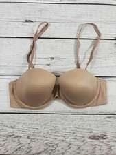 Victoria Secret Strapless Tan Bra Lined Strapless 34 C P9