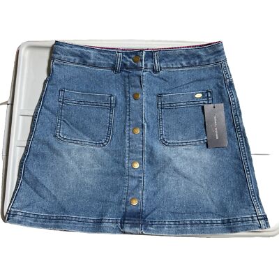 NWT Tommy Hilfiger Girls Denim Skirt Sz. 14