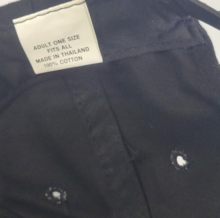 VTG 1994 Your Basic Hat Black Cap Hat Adjustable … - image 7