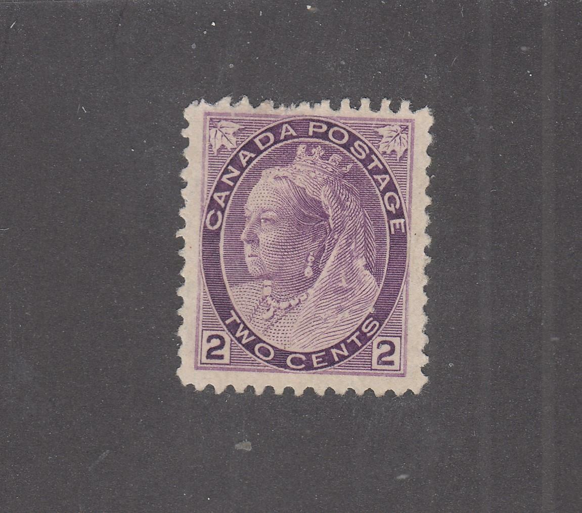 CANADA # 76 VF-MH 2cts NUMERAL ISSUE CAT VALUE $75 (ZZ88) | eBay