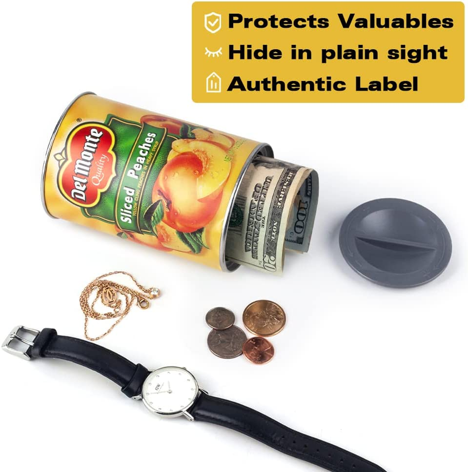 Fake Peach Can Safes Diversion Secret Stash Safes (Yellow） eBay