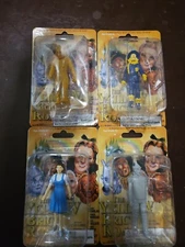 VTG The Wizard Of Oz:Yellow Brick Road Dorothy Tin-Man Scarecrow Lion 3" Set