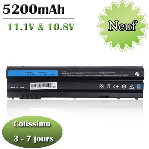 Batterie PC Dell Latitude E5520m idéale pour le télétravail