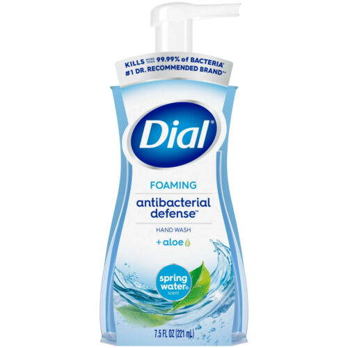 Dial Complete Antibacterial Foaming Hand Wash, Spring Water, 7.5 Ounce