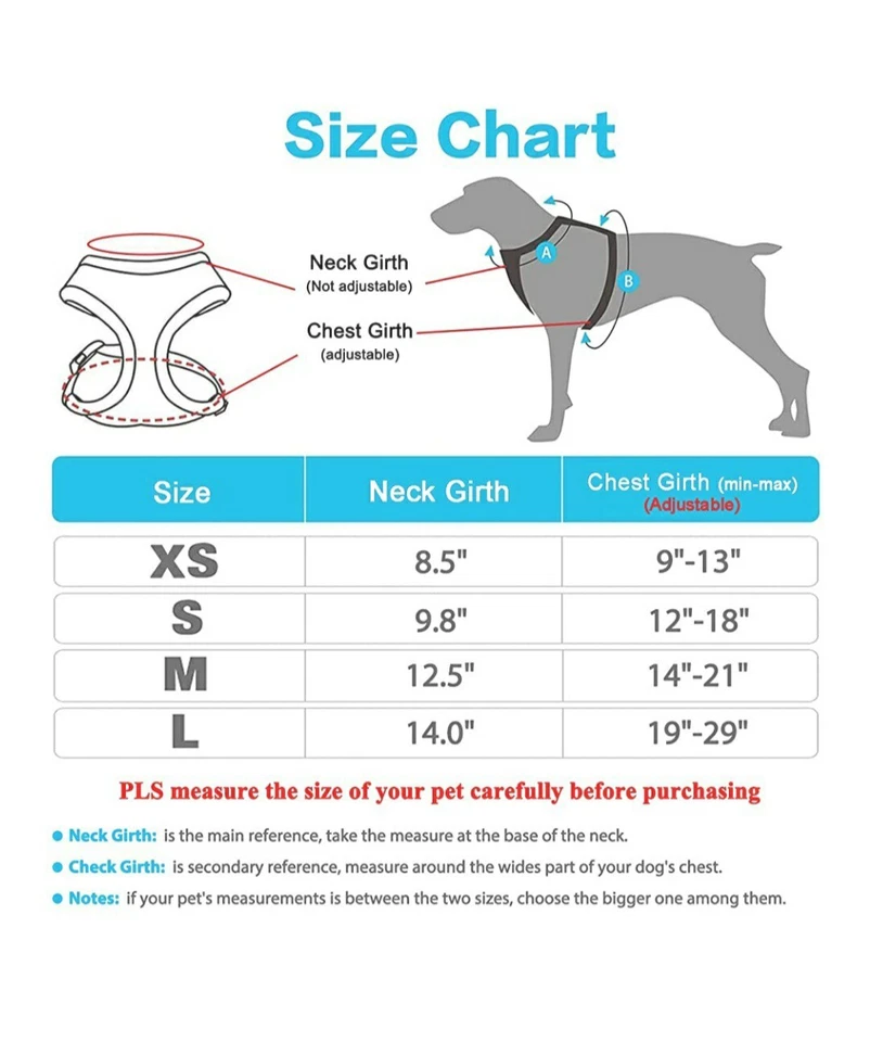  Pet Harness XS Dog Cat Breathable Comfortable Pink.  - Image 4 of 4