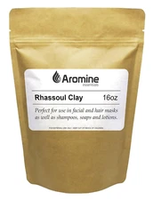 Rhassoul Clay Powder 16Oz Moroccan Ghassoul Clay Mask, Nourishing, Unisex, Skin 