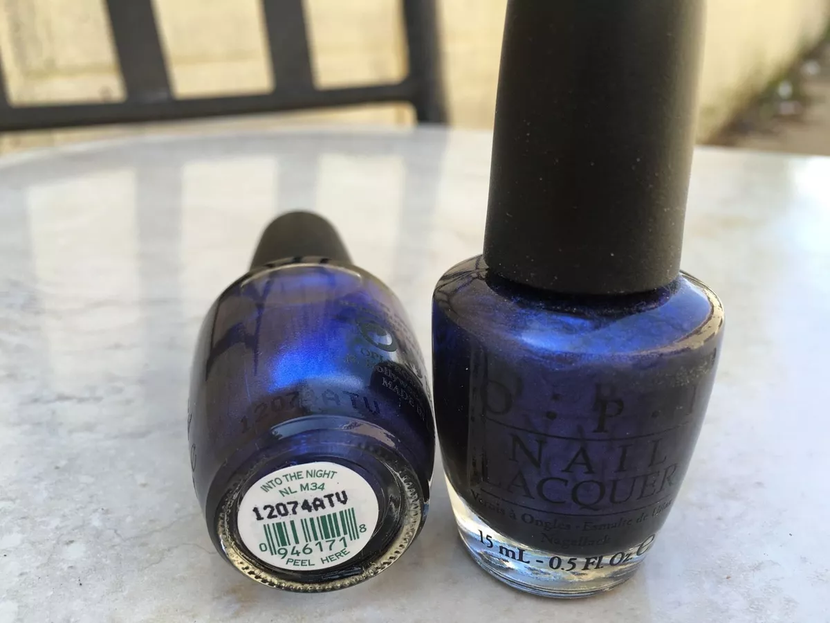 2 x OPI INTO THE NIGHT (NL M34) | eBay