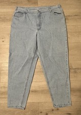Vtg Jordache Jeans Women’s Size 20 Light Wash Tapered Made In USA 38x28