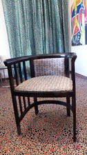 Caféhausstuhl, Art Deko, Wiener Werkstätten, Entwurf Josef Hoffmann, Original Ho