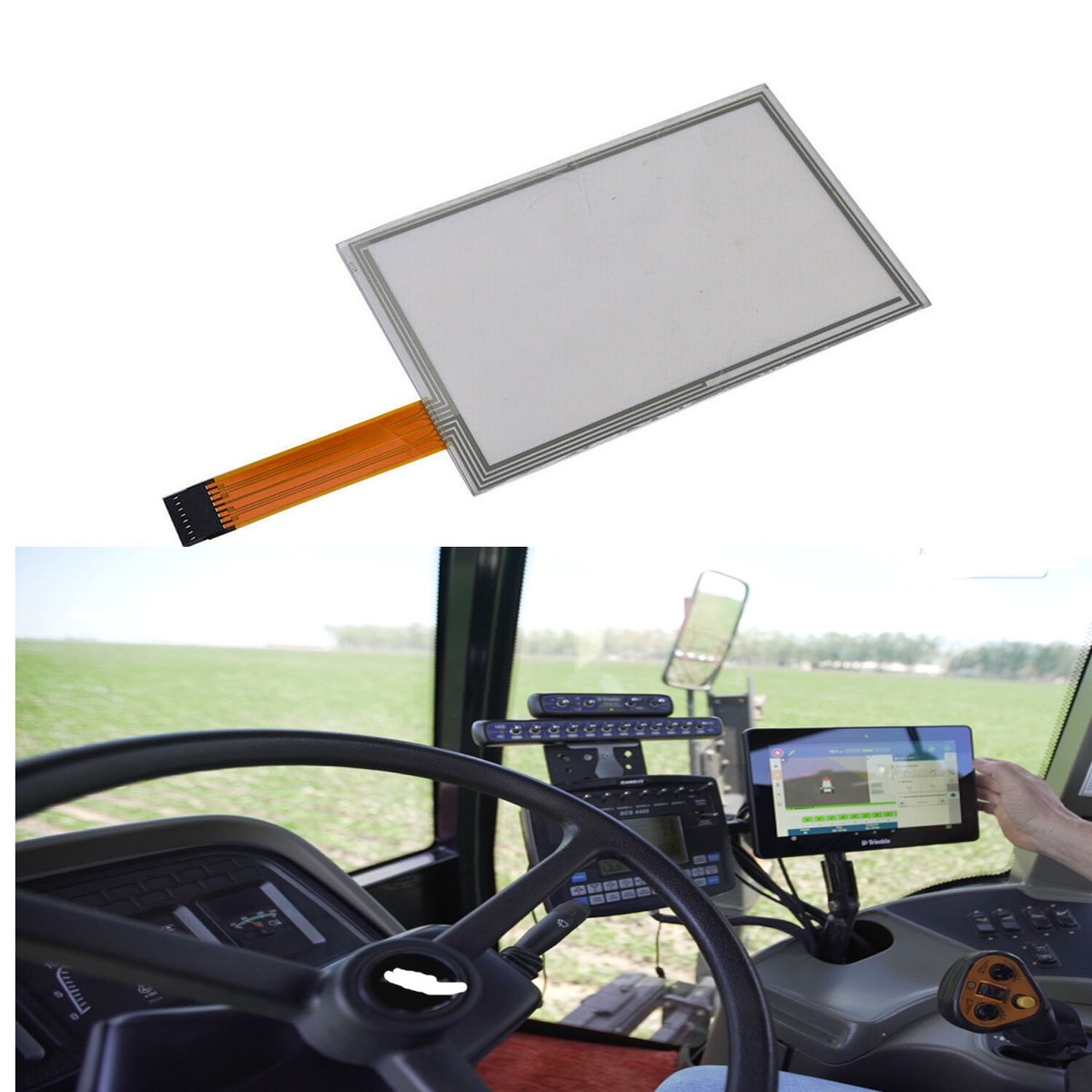 196mm x 124mm Touch Screen Fits for Trimble Agriculture FM750