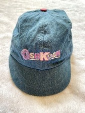 Vintage Oshkosh B  gosh Infant/18 Months Denim Hat/Cap  Rare  