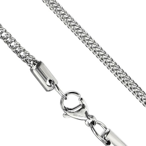 Franco Wheat Chain Silver Stainless 