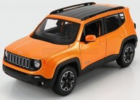 Maisto 1/24 Jeep Renegade 2017 Orange Modellbau Statisches Modell Diecast