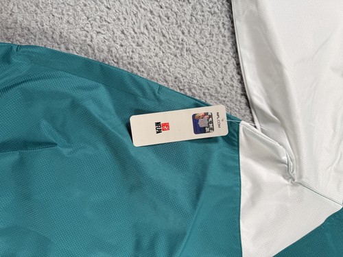 Mitchell Ness Miami Dolphins Windbreaker Jacket Mens Medium Colorblock Throwback - Picture 3 of 12