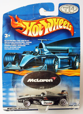HOT WHEELS 2000 GP GRAND PRIX MCLAREN DAVID F1 FORMULA CAR NEW