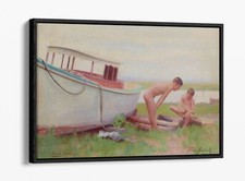 THOMAS ANSHUTZ, SAND BURR -FLOAT EFFECT CANVAS WALL ART PIC PRINT