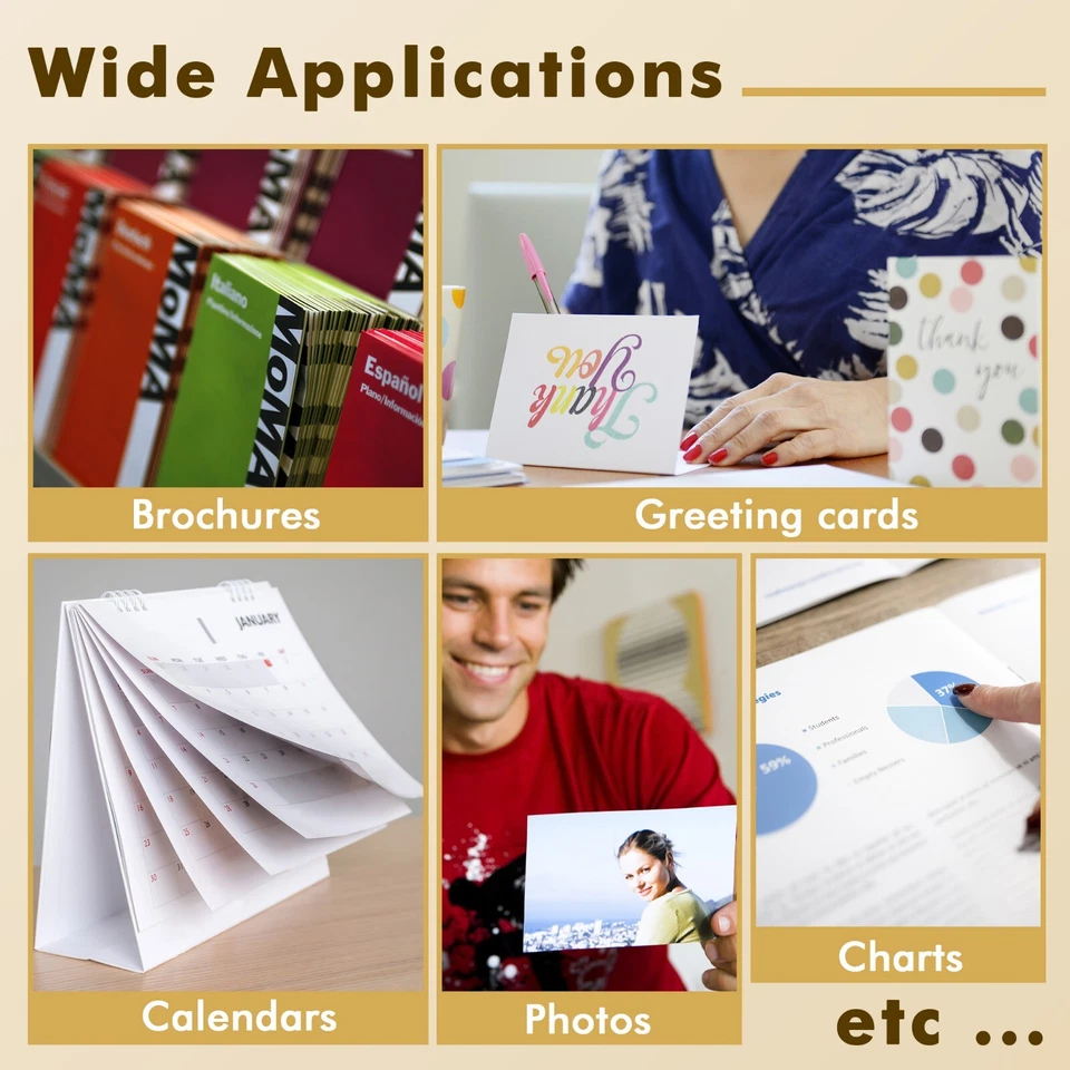 Lot Koala Double Sided Matte Photo Paper 48lb 8.5x11 8.5x14 for Inkjet Printer - Image 2 of 4