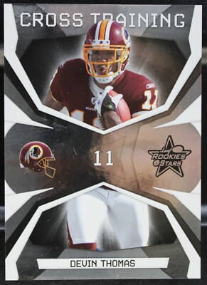 2008 Leaf Rookies & Stars Cross Training #CT-7 Devin Thomas /1000