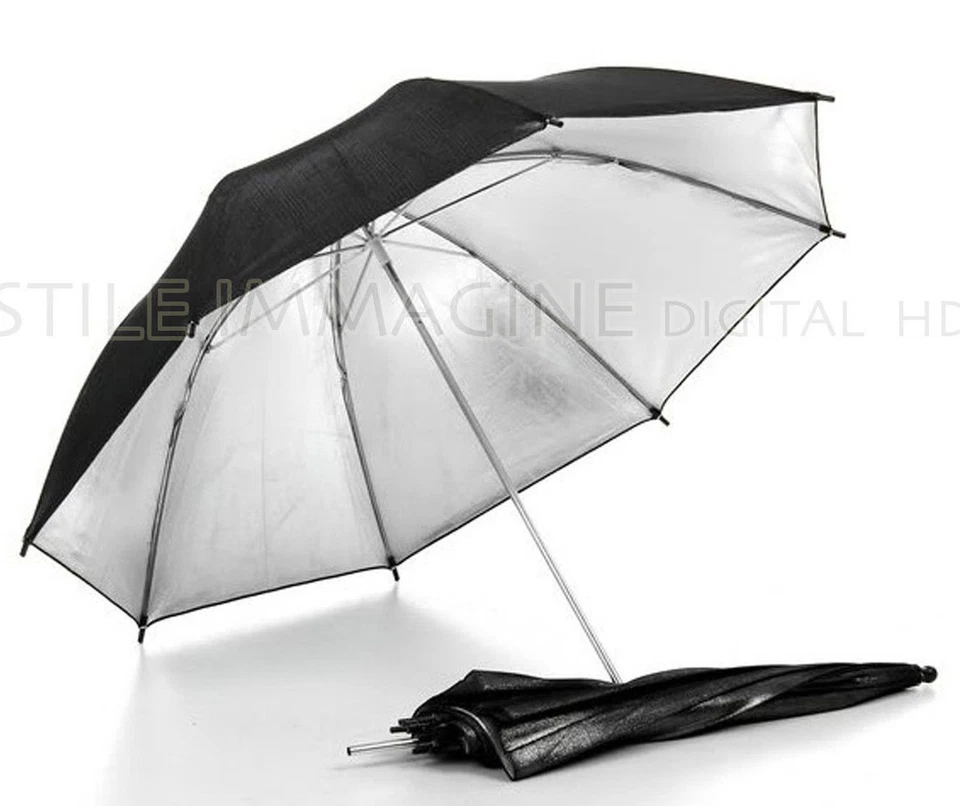 DIGITAL HD OMBRELLO DIFFUSORE ARGENTO 84 cm. 33" UNIVERSALE OMBRELLINO DIFFUSION UMBRELLA