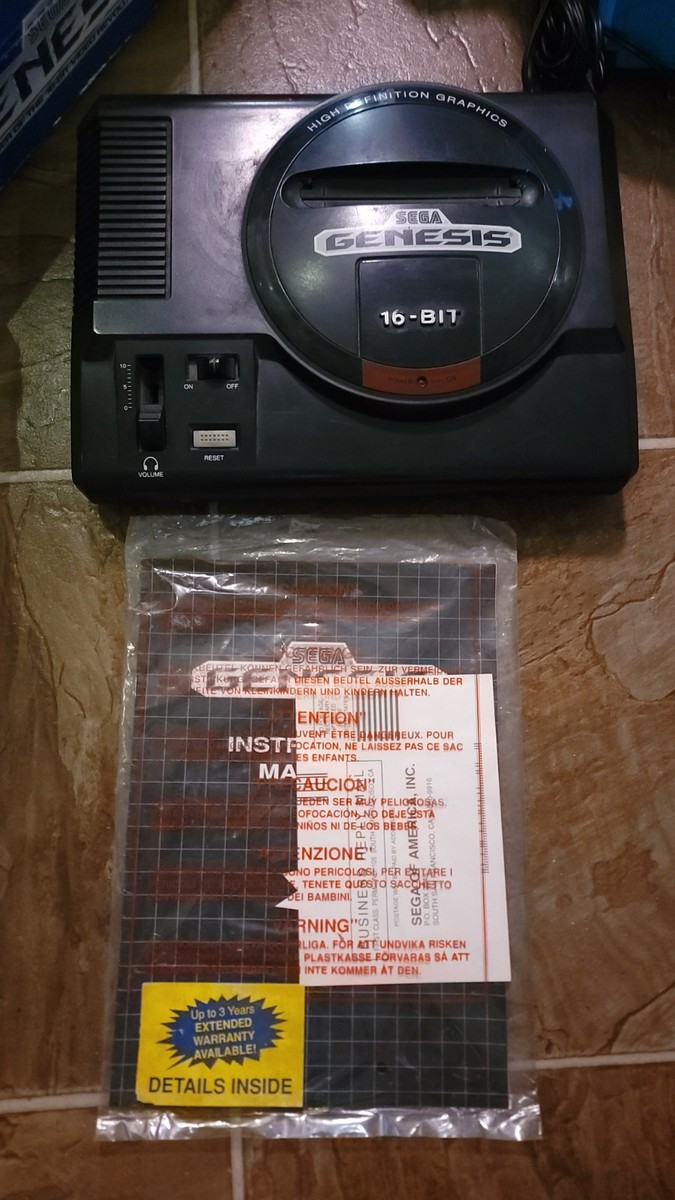Sega Genesis The Core System Box Plastic Tray And System NO