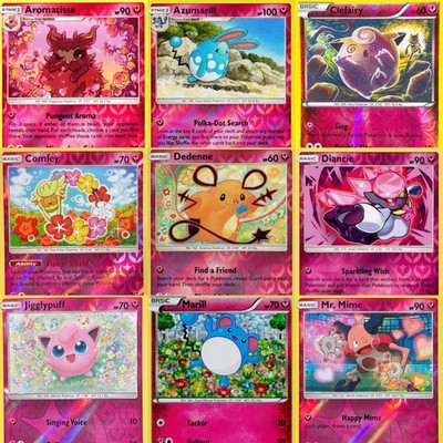 Fairy Types - FOILS & HOLOS - Pick Your Pokemon Cards NM/LP - Complete Your Set