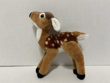 Wild Republic Plush Fawn Baby Deer Stuffed Animal Toy Spotted Brown 9.5" tall